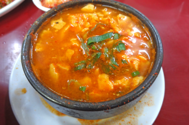 Popular tofu hot pot restaurant ~Dolgorae (돌고래) ~