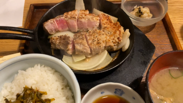 Delicious pork steak～豚ステーキ十一（といち）